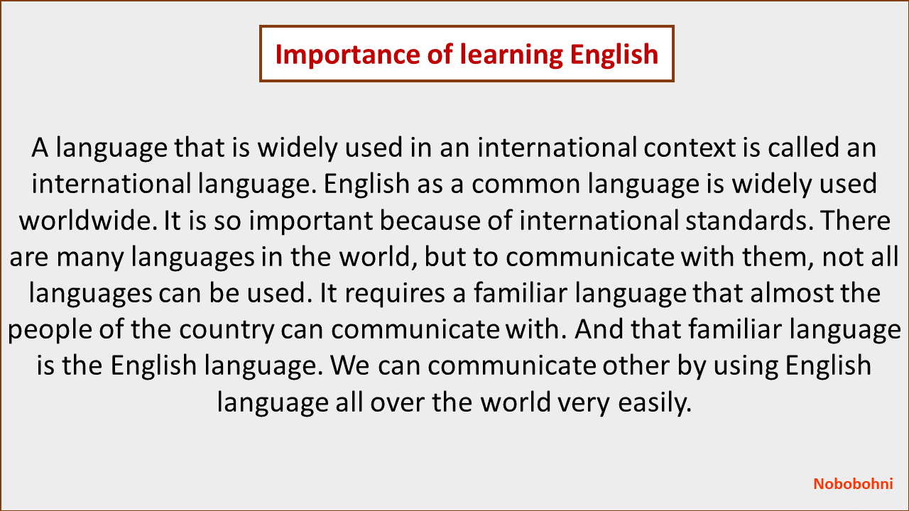 sources of learning english language essay