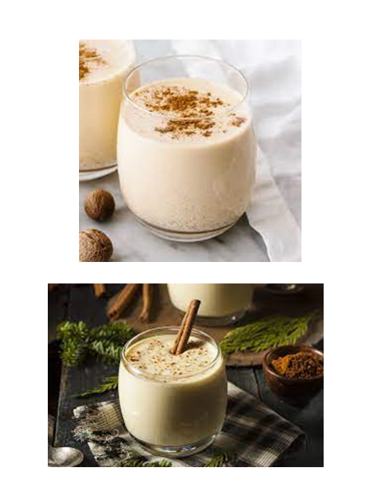 what is eggnog made off